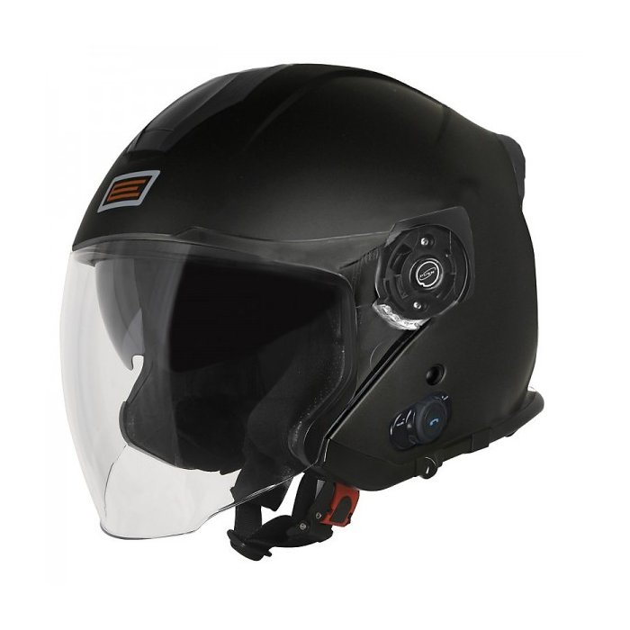 Casco Jet Con Bluetooth Origine Palio 2.0 Solid Matt Black