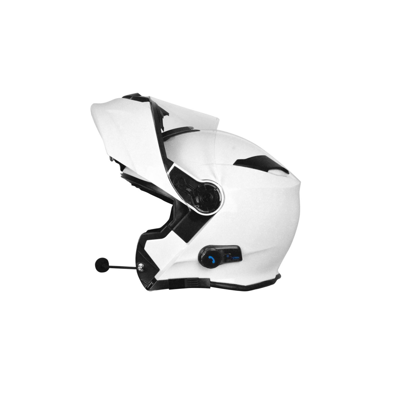 Casco Modulare Con Bluetooth Origine Delta Solid White