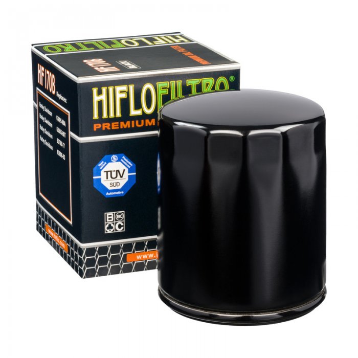 Filtro Olio Hiflo Hf170b Harley 883 Nero Senza Grafiche