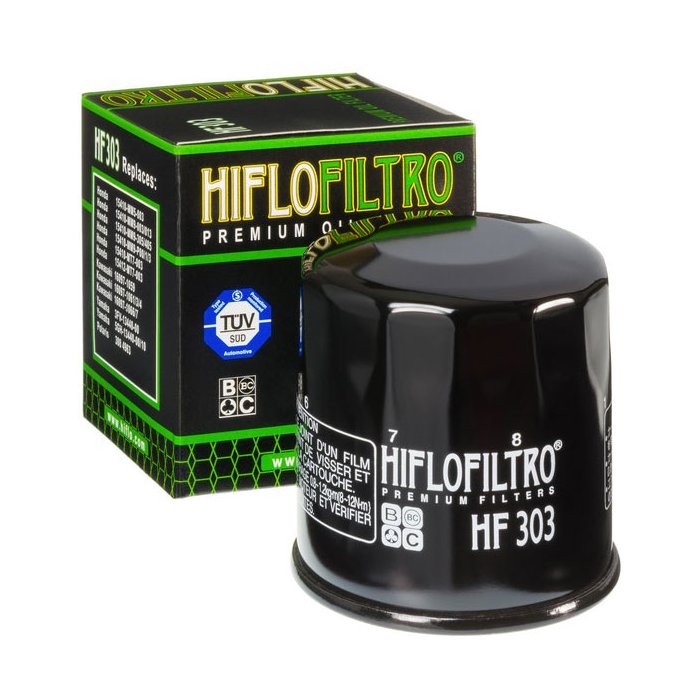 Filtro Olio Hiflo Hf303b Honda Cbr 600 -00 Transalp 600 Nero