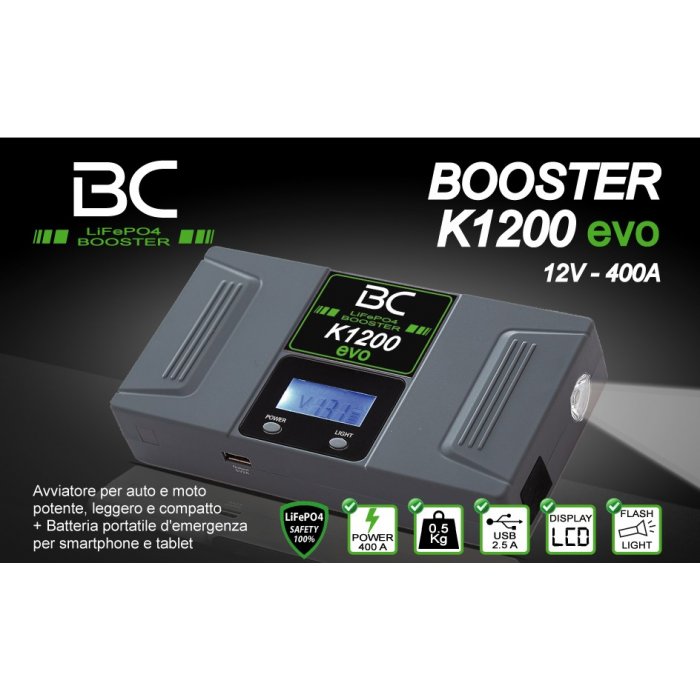 Avviatore Bc K1200 Evo 400a Digitale Con Display