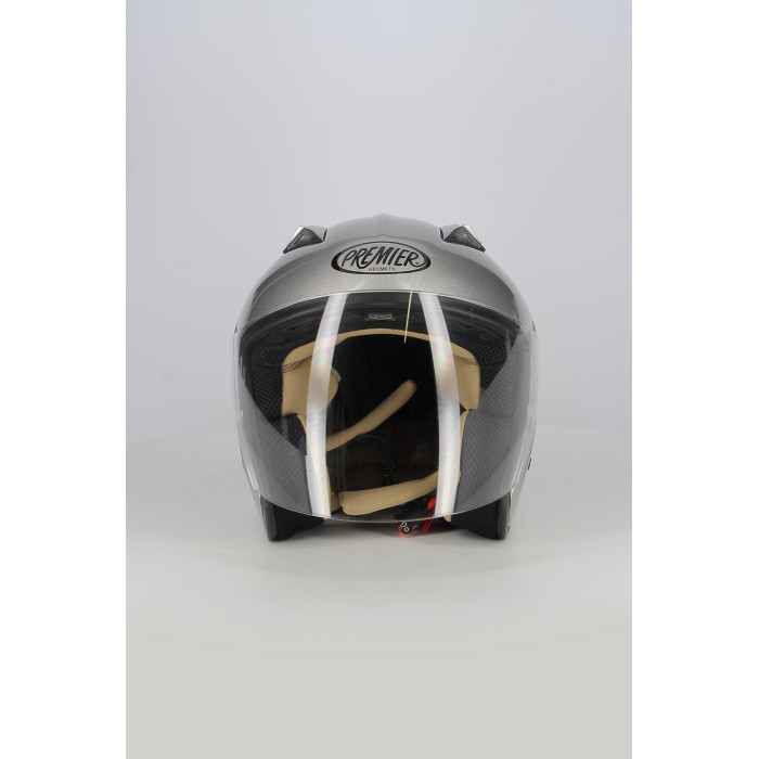 Casco Premier Jt3 Jet In Fibra Monocolore Grigio