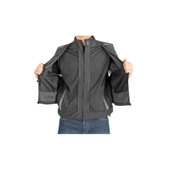 Gilet Multitasche Oj Transformer Nero