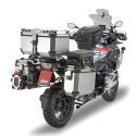 Set Valigie Givi Lat. 1/48al 1/37aroutback In Alluminio New 2018