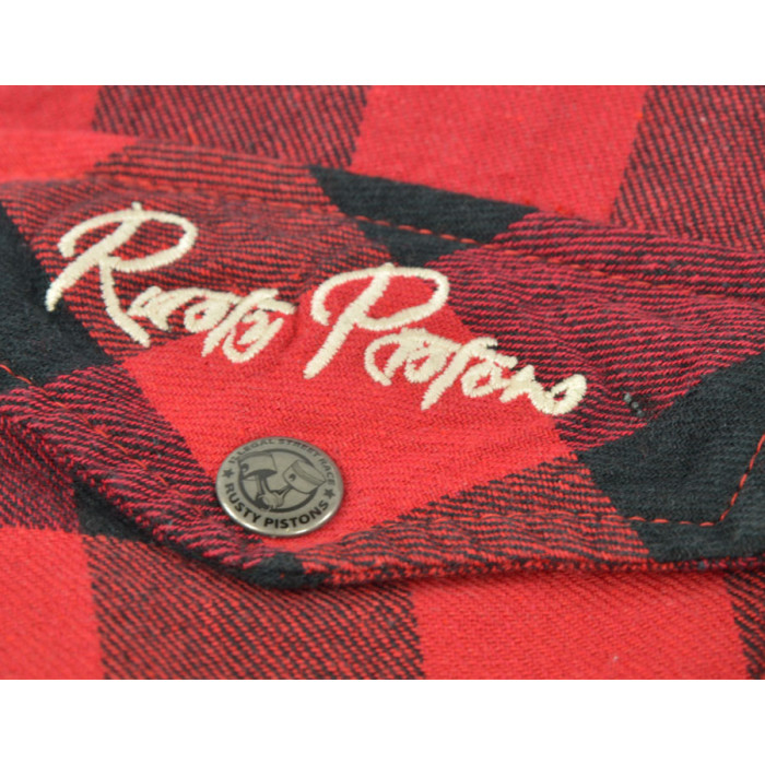 Camicia Tecnica Con Kevlar Rusty Pistons Bixby Rosso Fant