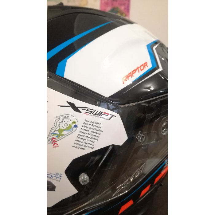 Casco Integrale Nexx X.t1 Carbonio Raptor White Orange