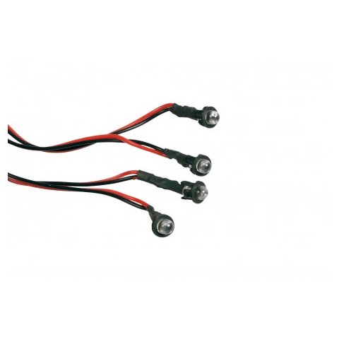 Kit 4 Led Incasso 3mm.blu