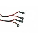 Kit 4 Led Incasso 3mm.blu