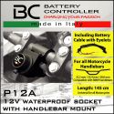 Presa Accendisigaro Con Supporto Manubrio Bc P12a
