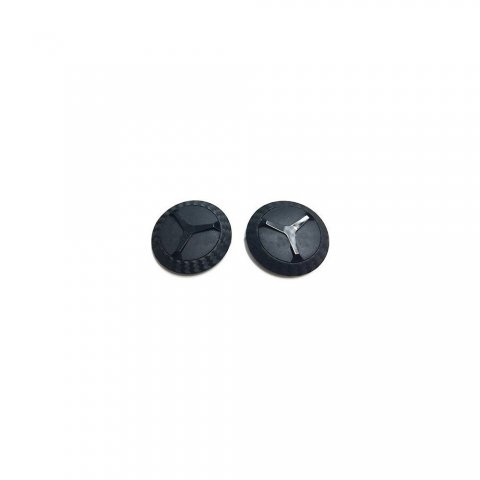 Placchette Dark Inox Flat Black Per Casco Nolan N21