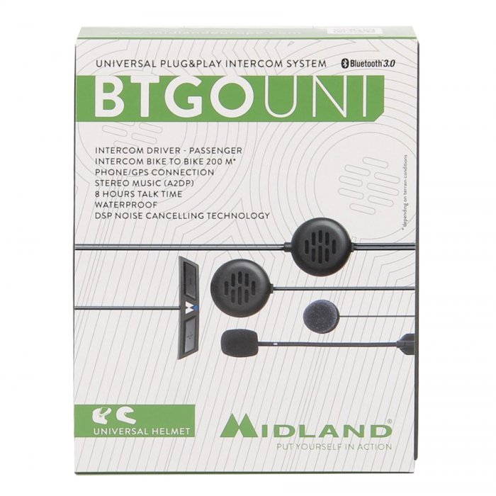 Interfono Midland Bt- Go Plug & Play Universale