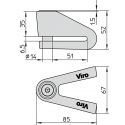 Blocca Disco Viro New Hardened 14 Mm