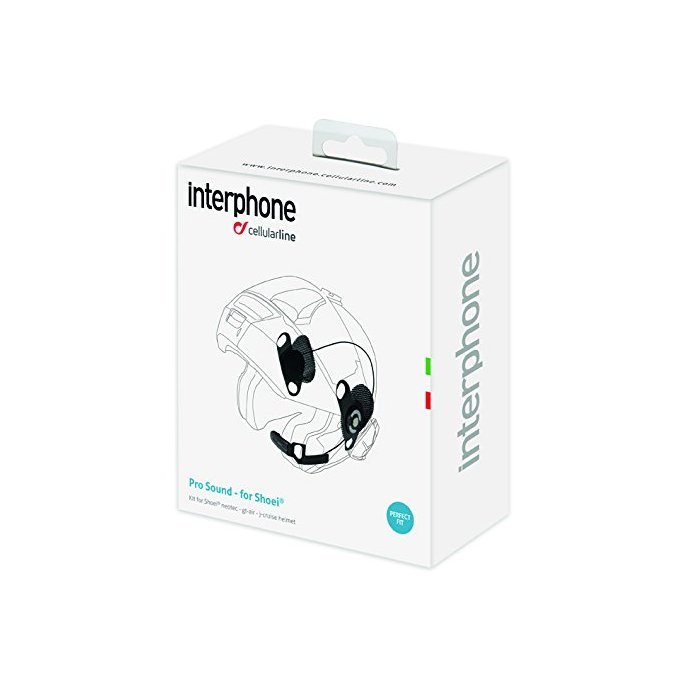 Interphone Kit Audio Pro Sound Per Caschi Shoei Neotec2 Nxr Gt-air J-cru