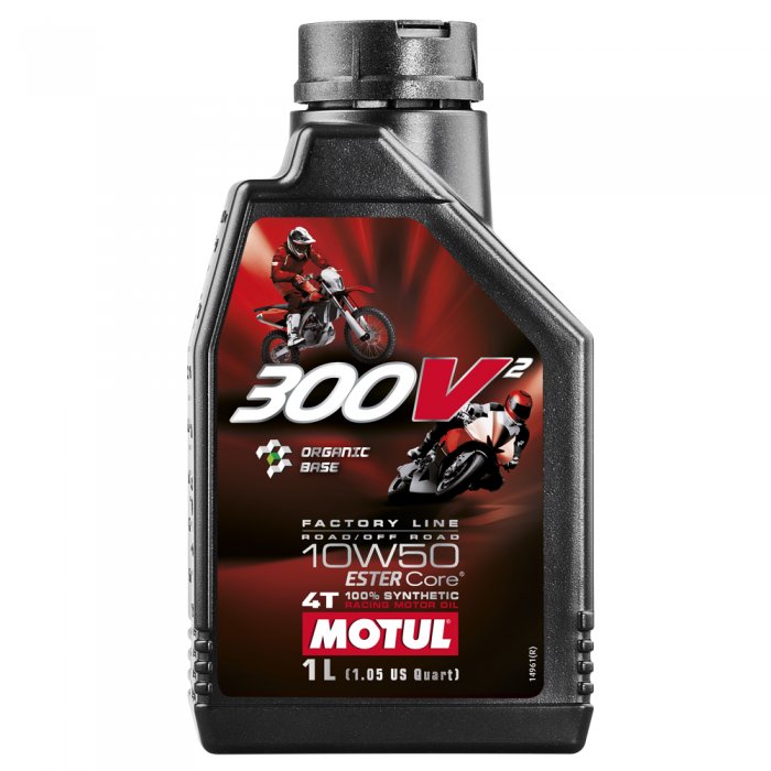 Motul 300v2 Fl Road Racing & Off Road 10w-50  1l