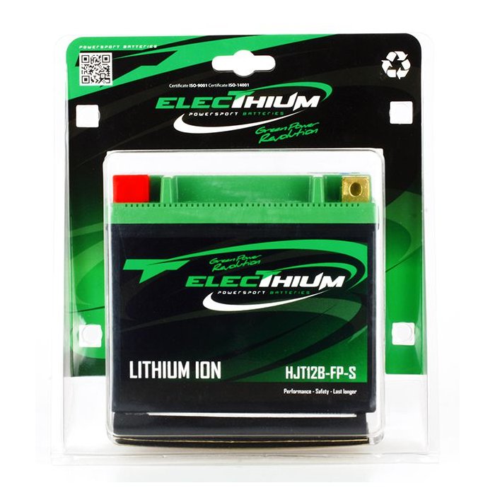 Batteria Litio Electhium Yt12b-bs / Hjt12b-fp-s