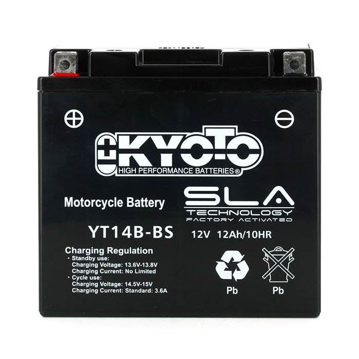 Batteria Moto Kyoto Yt14b-bs - Sla Agm