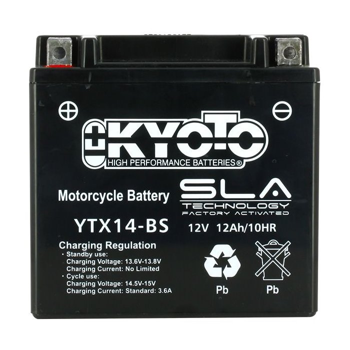 Batteria Moto Kyoto Ytx14-bs - Sla Agm