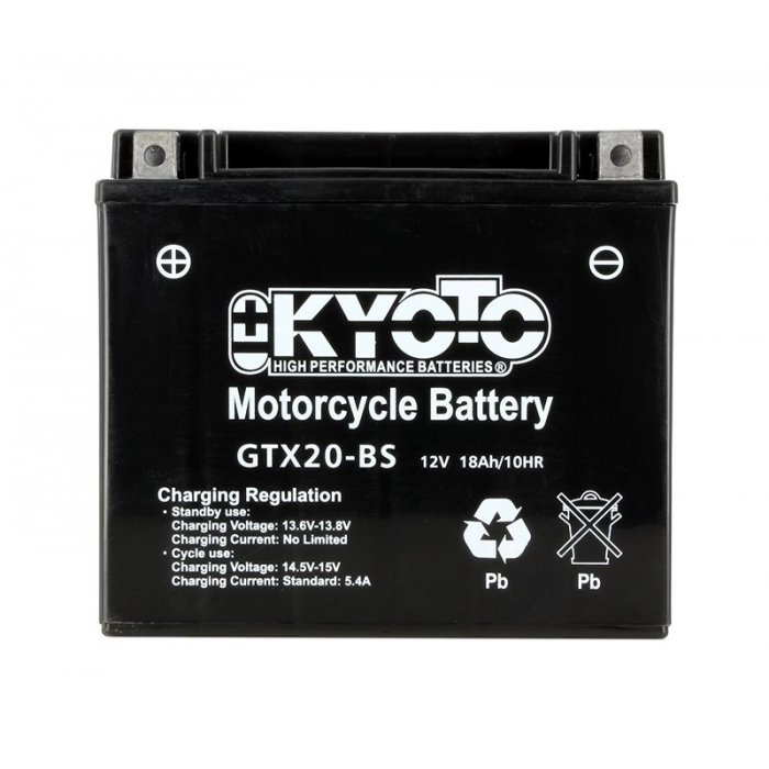 Batteria Moto Kyoto Ytx20-bs Senza Manut Acido
