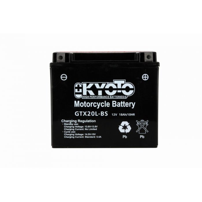 Batteria Moto Kyoto Ytx20l-bs Senza Manut Acido