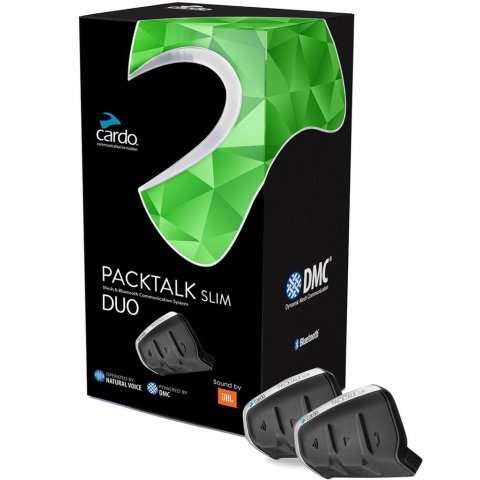 Cardo Packtalk Slim Duo Conference Dmc Audio Jbl Pack Doppio
