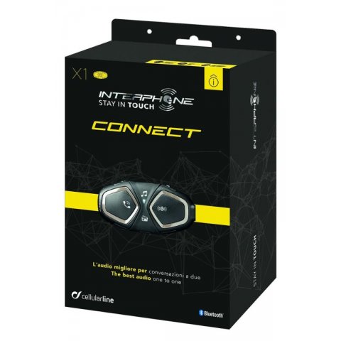 Interphone Connect Pack Singolo - Interfono Per Moto Bluetooth