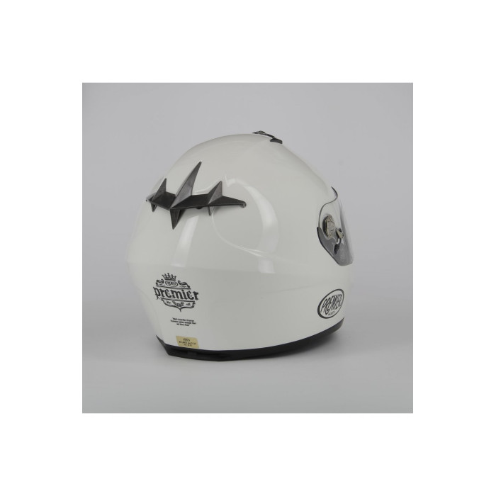 Casco Premier Dragon Fibra Monocolore Bianco