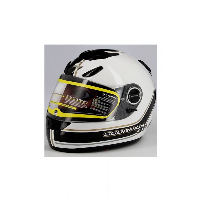 Casco Integrale Scorpion Exo 750 Air Vintage Bianco Nero