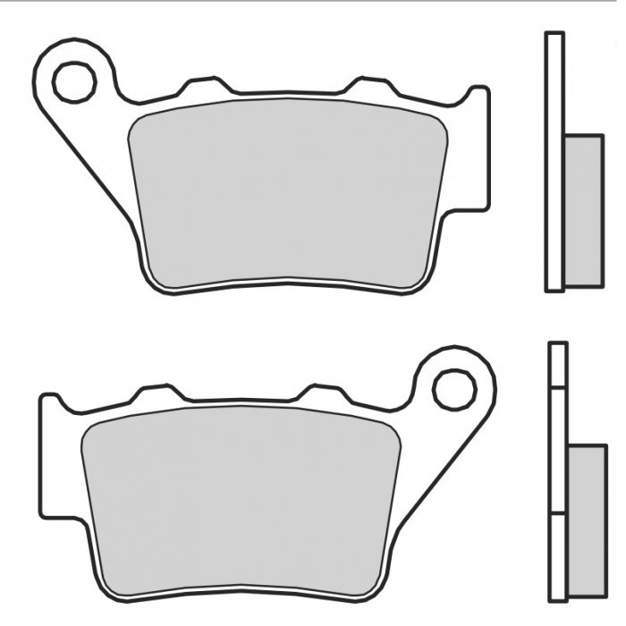 Set Pasticche Brembo 07bb02sd Sint. Off-road Nd