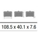 Set Pasticche Brembo 07bb0359 Genuine Parts Sint. Nd