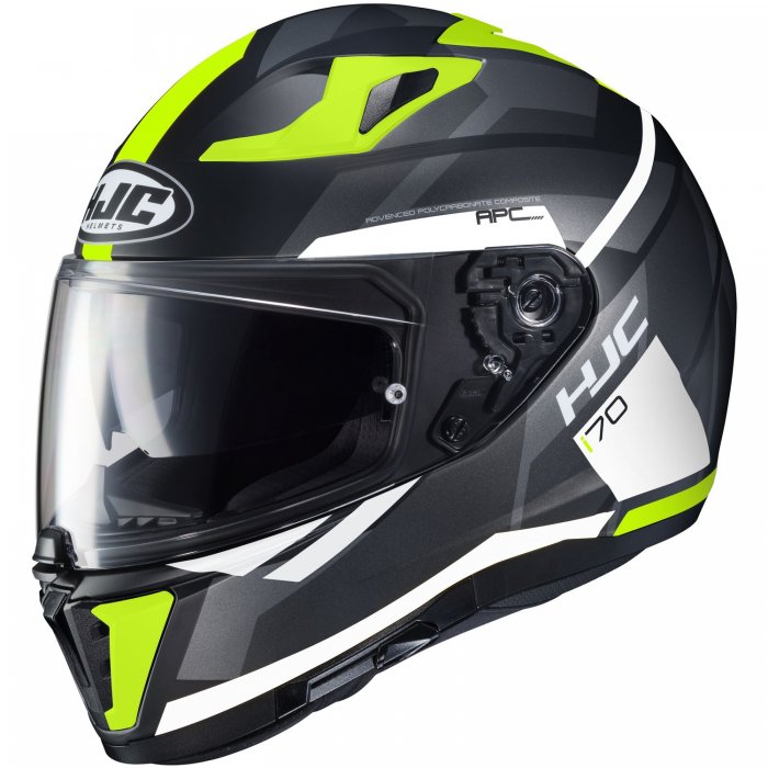 Casco Integrale Hjc I70 Elim Yellow Grey