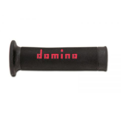 Manopole Domino A010 Stradali 120mm Nero Rosso