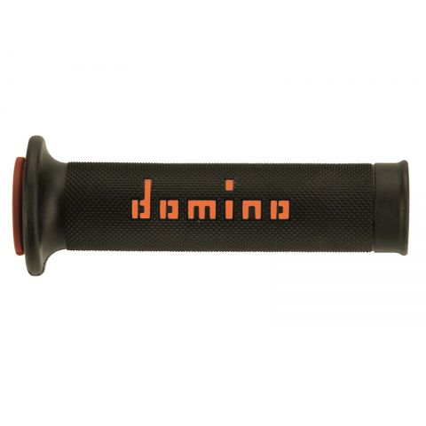Manopole Domino A010 Stradali 120mm Nero Arancio