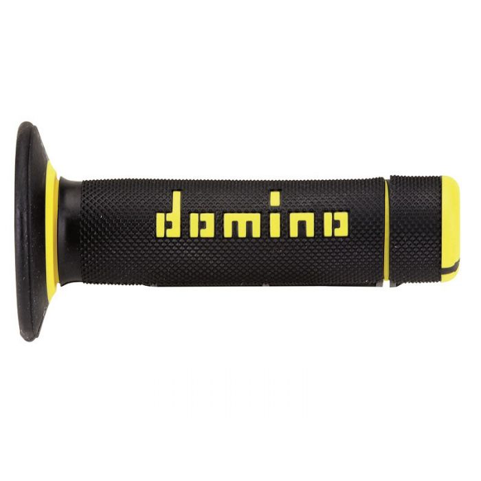 Manopole Domino A020 Off Road 118mm Nero Giallo