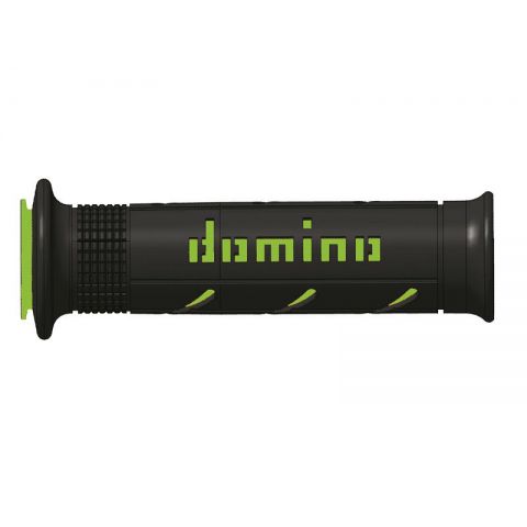 Domino A250 Road Grips 120mm Black Green Softroad