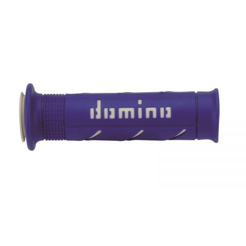 Domino A250 Road Grips 120mm Blue White Softroad
