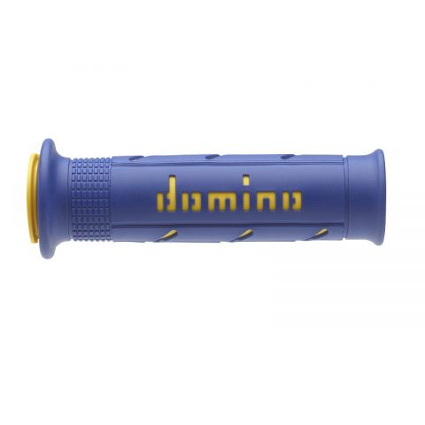 Domino A250 Road Grips 120mm Blue Soft Yellow