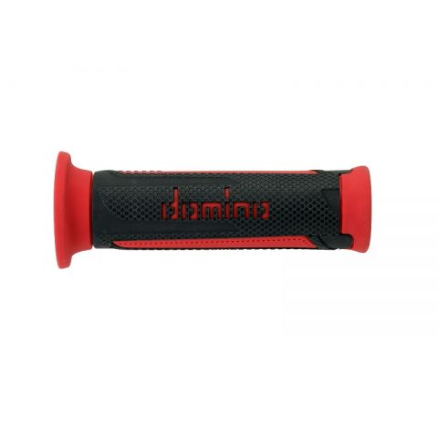 Grips Domino A350 Scooter/road 120mm Anthracite Red