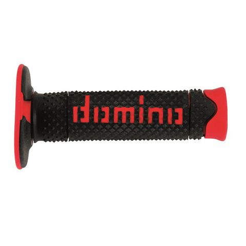 Puños Domino Off-road A260 Negro Rojo