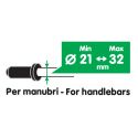 Presa Usb Da Moto Con Fissaggio A Manubrio, 2400ma Ricarica Veloce Lampa
