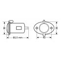 Presa Corrente Px-1f 12/24v Montaggio Ad Incasso Lampa 39034