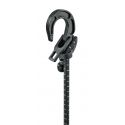 Coppia Corde Elastiche Cm.150 Con Gancio Di Chiusura Regolabile Lampa 60