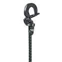 Coppia Corde Elastiche Cm.150 Con Gancio Di Chiusura Regolabile Lampa 60