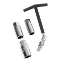 Chiave Svitacandele 16+21+18 Mm Con Manico Rivestito Lampa 65882
