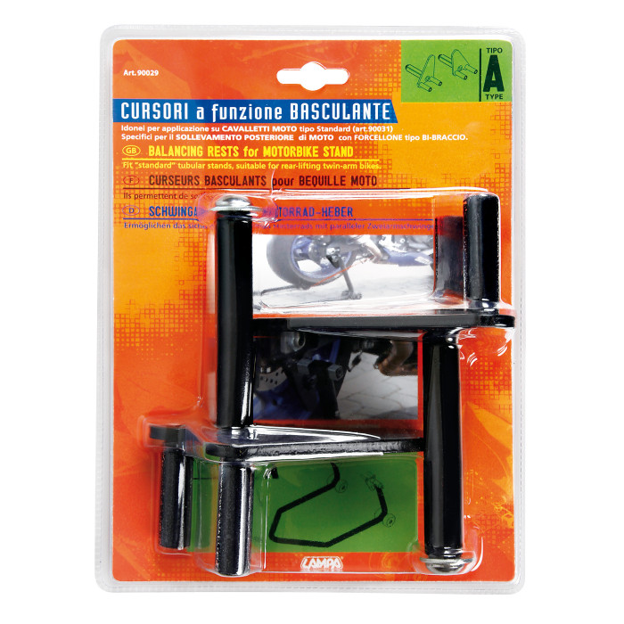 Coppia Cursori Basculanti Per Cavalletto Post./ Ant. Lampa 90029