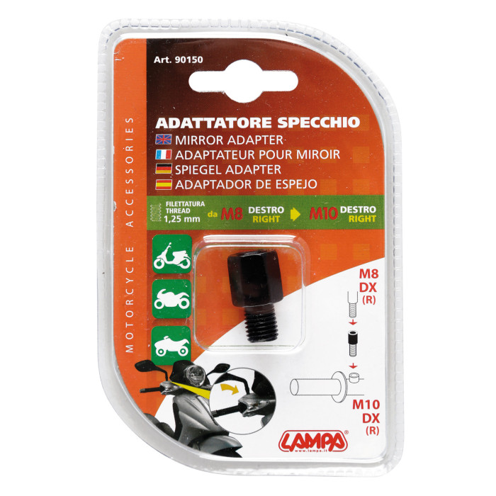 Adattatore Specchio M8 Dx-- M10 Dx Lampa 90150