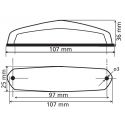 Fanale Posteriore Hirox 3 Funzioni Lampa 90161