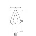 Coppia Frecce A Led Kier Nere Lampa 90247