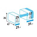 Borse Laterali T-maxter Side Xxl 25/37+25/37lt Lampa 90420