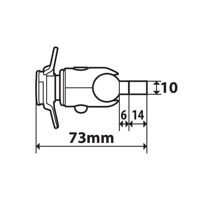Fissaggio A Vite M6 Per Opti-case Lampa 90450