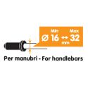 Fissaggio A Manubrio Fisso Per Opti-case Lampa 90452